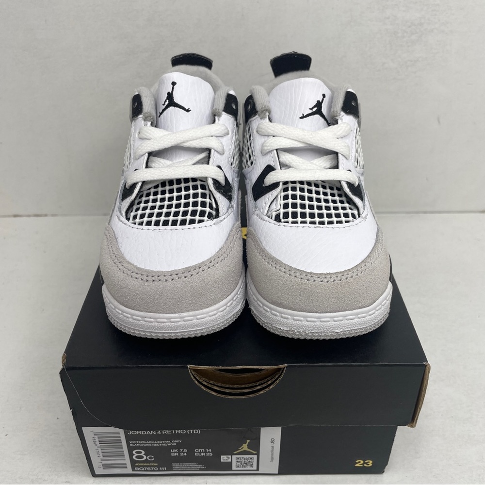 Nike Air Jordan 4 Retro TD “Military Black” 2023 - Picture 2 of 4
